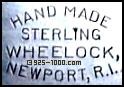 Handmade Sterling, Wheelock, Newport RI