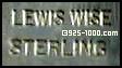 Lewis Wise, Sterling