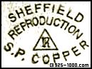 R, triangle, SP Copper, Sheffield Reproduction