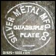 Silver Metal Mfg. Co., quadruple plate