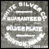 White Silver Co., Taunton Mass, Guaranteed Silverplate