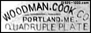 Woodman, Cook Co., Portland Me., quadruple plate