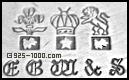 EGW&S, fleur de lys, crown, lion